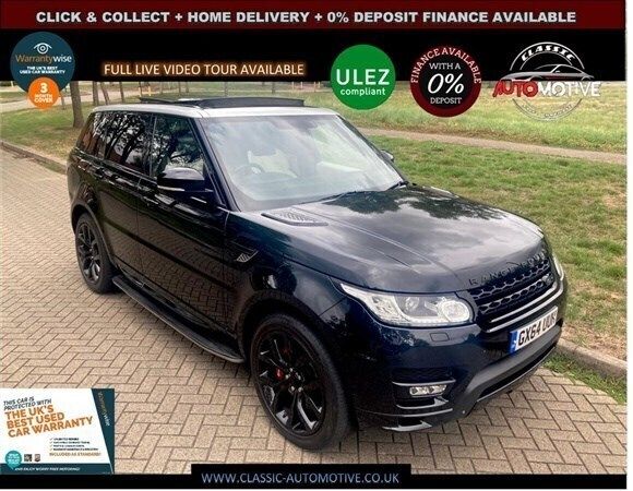 Black Used 2014 Land Rover Range Rover Sport Autobiography Dynamic SUV | £29,695 - Image 1/1