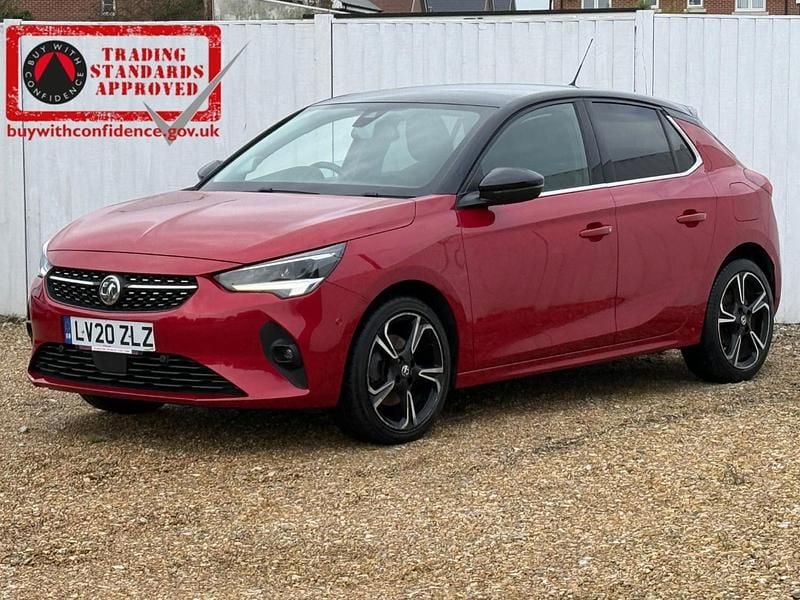Used Vauxhall Corsa Elite 100 HP (73 kW) 2020 Red Hatchback