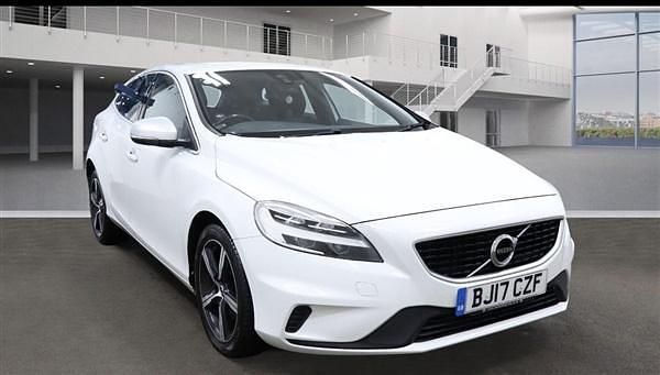 White Used 2017 Volvo V40 R-Design Hatchback | £9,695 (Fair price) - Image 1/3