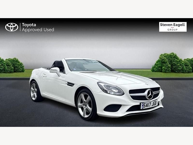 White Used 2017 Mercedes SLC200 Cabriolet | £16,499 (Fair price) - Image 1/3