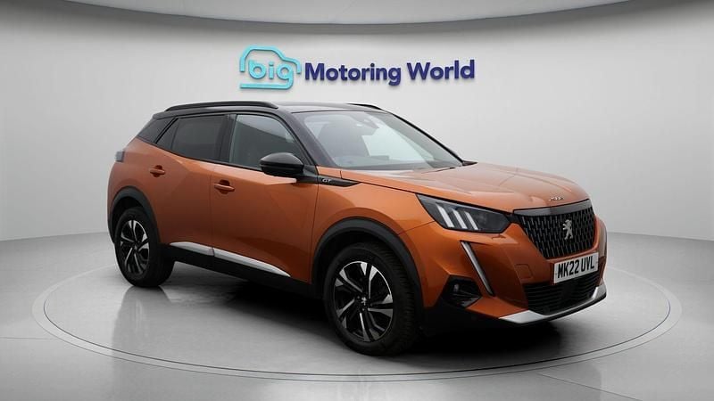 Orange Used 2022 Peugeot 2008 GT SUV | £14,500 (Good price) - Image 1/4