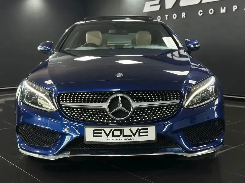 Used Mercedes C220 AMG line 2017 Blue Coupe