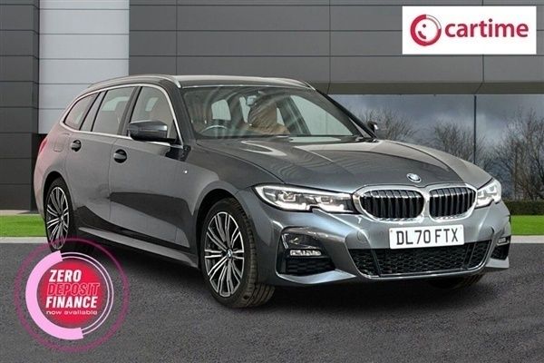 Grey Used 2021 BMW 330 M Sport Estate | £25,518 (Fair price) - Image 1/3