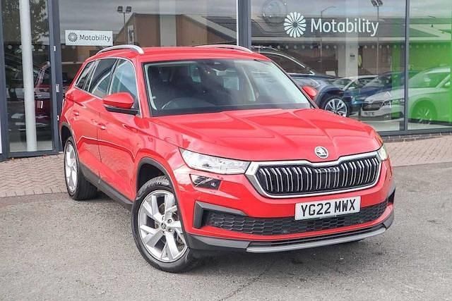 Velvet red metallic Used 2022 Skoda Kodiaq SE L SUV | £20,767 (Super price) - Image 1/4