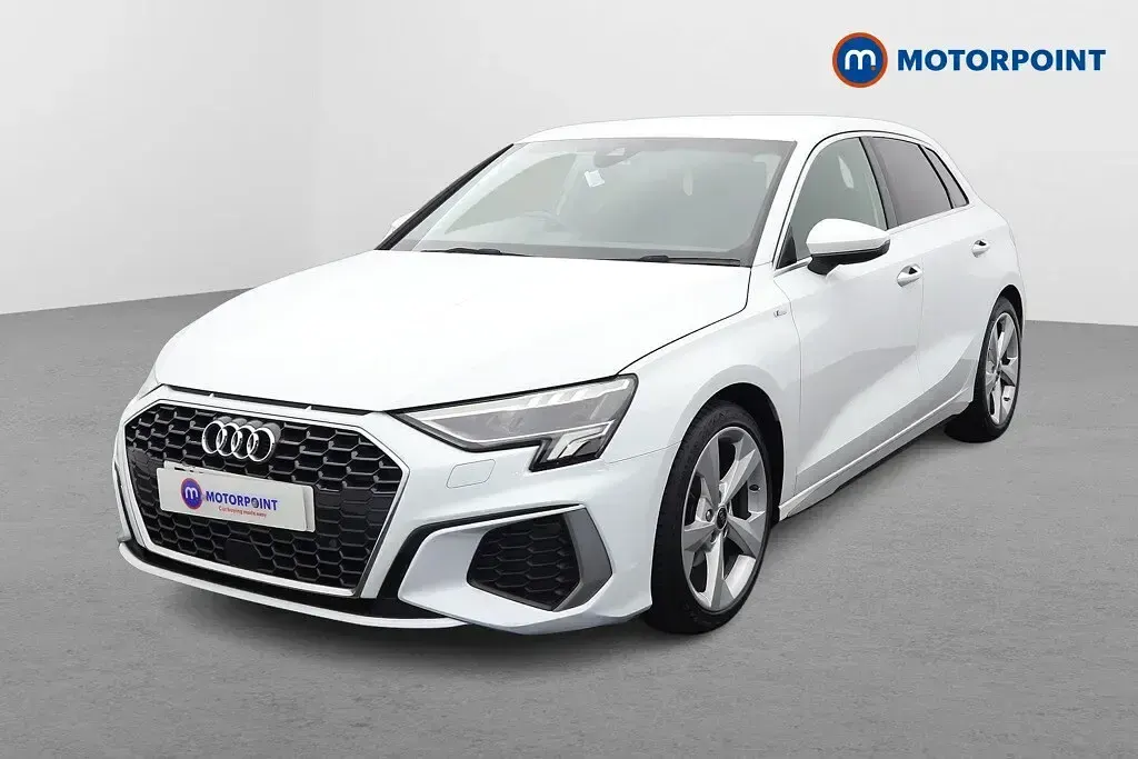 Used Audi A3 S-Line 2023 White Sedan