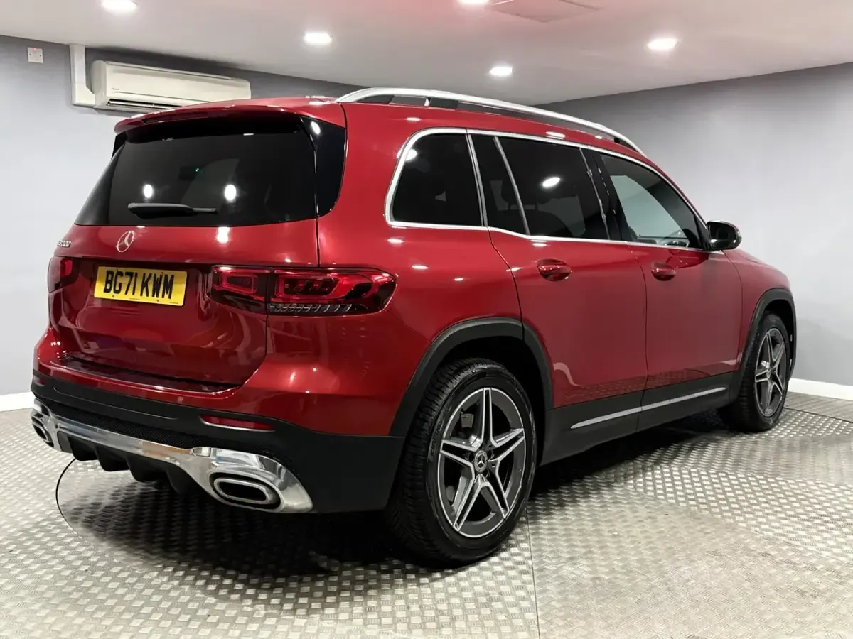 Used Mercedes GLB200 AMG line 163 HP (119 kW) 2021 Red SUV