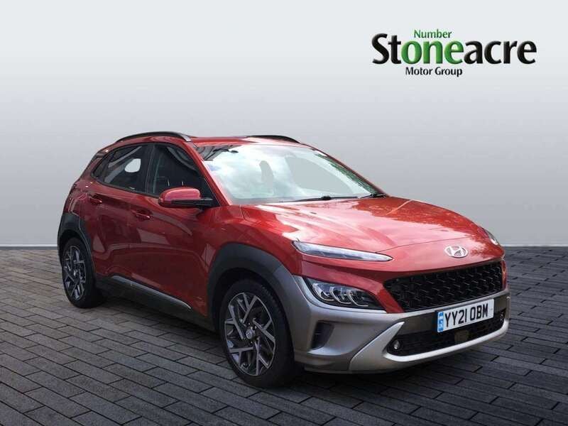 Red Used 2021 Hyundai Kona Ultimate SUV | £16,595 (Fair price) - Image 1/4