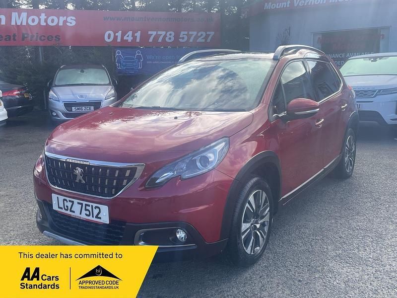 Red Used 2018 Peugeot 2008 Allure Premium SUV | £7,495 (Good price) - Image 1/1