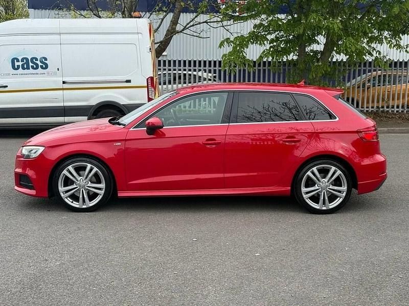 Used Audi A3 Sportback S-Line 150 HP (110 kW) 2017 Red Hatchback