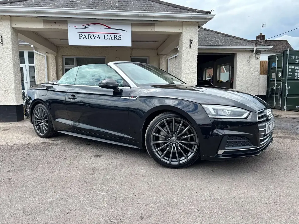 Used Audi A5 Cabriolet S-Line 2017 Black Cabriolet