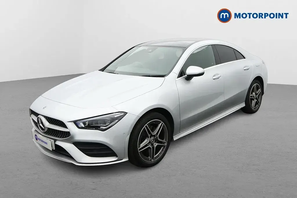 Used Mercedes CLA250e AMG Line Premium Plus 218 HP (160 kW) 2022 Silver Coupe