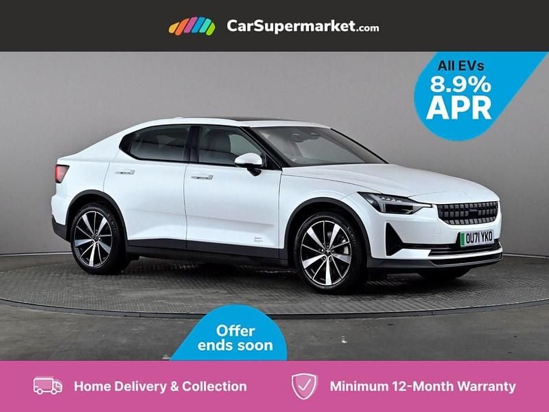 White Used 2021 Polestar 2 Sedan | £20,197 (Super price) - Image 1/3