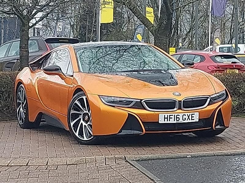 Used BMW i8 Performance 362 HP (266 kW) 2016 Orange Coupe