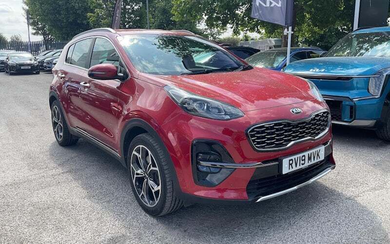 Red Used 2019 Kia Sportage GT-Line SUV | £13,995 (Fair price) - Image 1/4