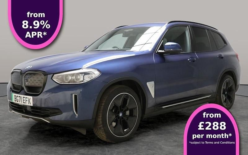 Blue Used 2021 BMW iX3 Comfort Edition SUV | £20,571 (Fair price) - Image 1/3