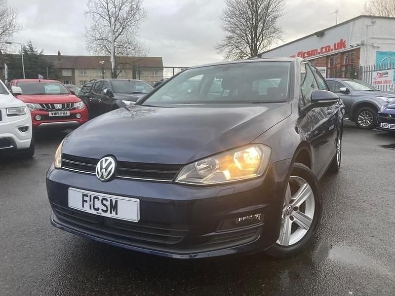 Used VW Golf VII Edition 125 HP (91 kW) 2016 Blue Hatchback