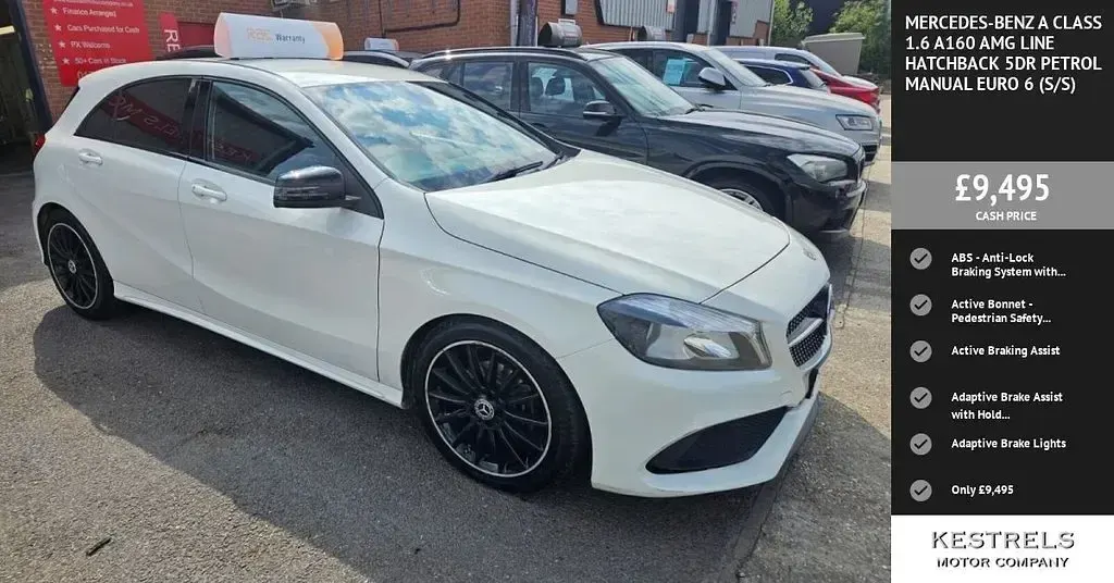 Used Mercedes A160 AMG line 102 HP (75 kW) 2018 Hatchback