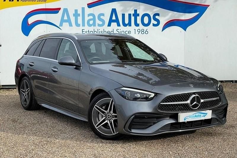 Grey Used 2022 Mercedes C200 AMG Line Premium Estate | £25,500 (Fair price) - Image 1/1