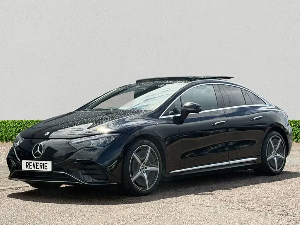 Used Mercedes EQE300 AMG line 180 kW (245 HP) 2024 Black Sedan