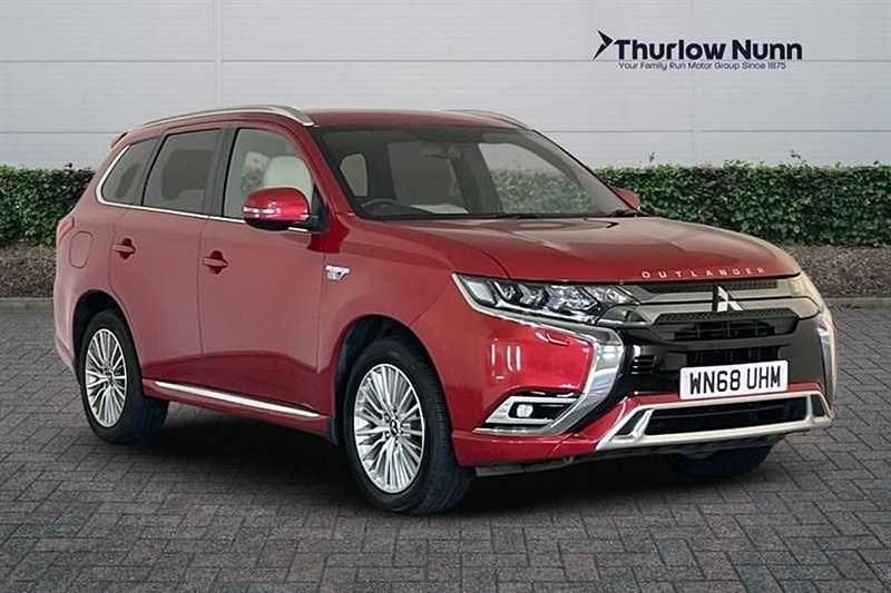 Red Used 2018 Mitsubishi Outlander P-HEV SUV | £16,290 (A bit pricey) - Image 1/1