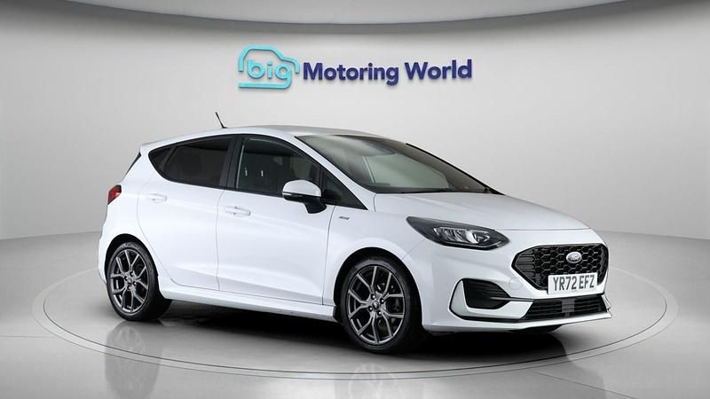 Used Ford Fiesta ST-Line 125 HP (91 kW) 2021 White Hatchback