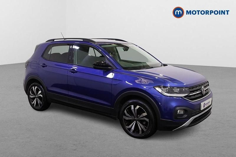 Blue Used 2022 VW T-Cross Black Edition SUV | £16,199 (Fair price) - Image 1/4