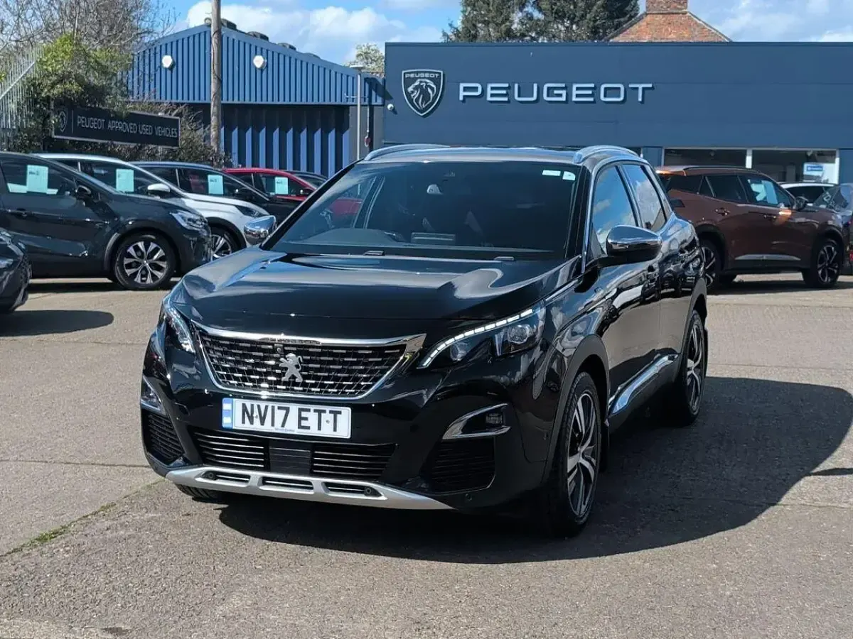 Used Peugeot 3008 GT-line 129 HP (94 kW) 2017 Black SUV