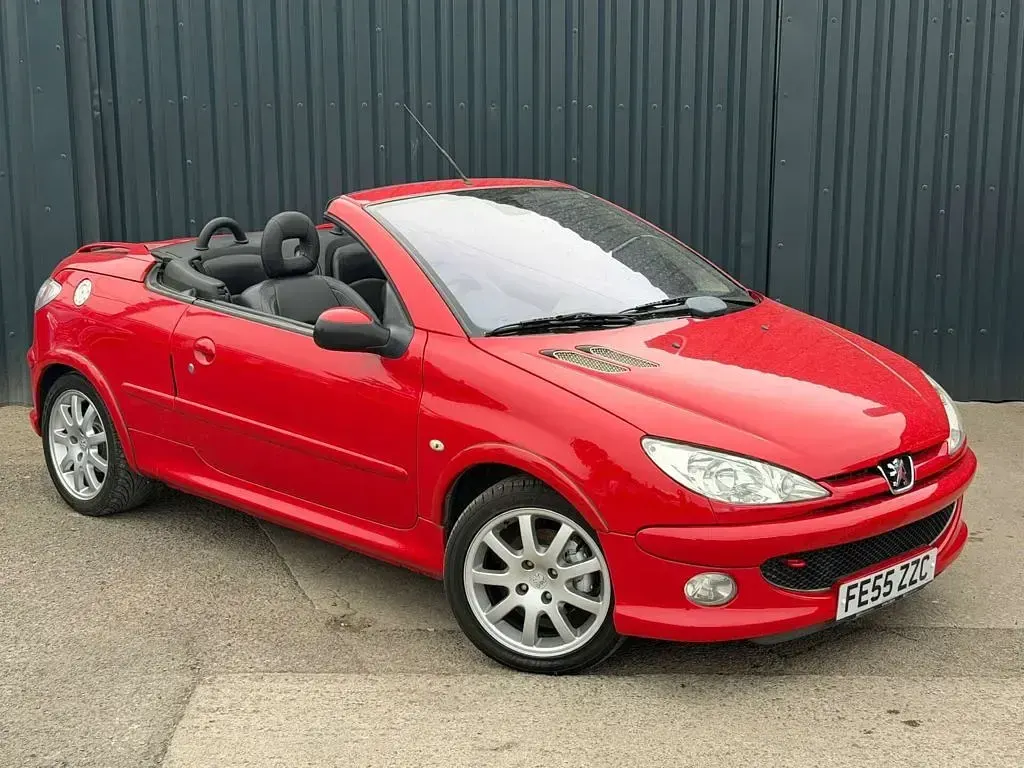 Used Peugeot 206 Allure 2005 Red Cabriolet