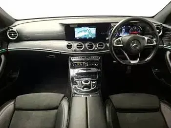 Used Mercedes E220 AMG line 194 HP (142 kW) 2017 Black Estate