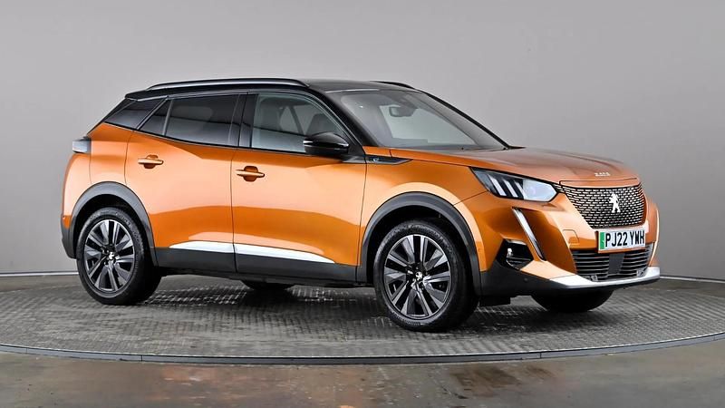Orange Used 2022 Peugeot e-2008 Premium SUV | £13,798 (Fair price) - Image 1/3