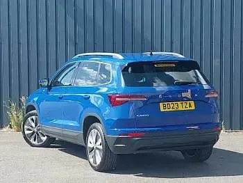 Used Skoda Karoq SE L 150 HP (110 kW) 2023 Blue SUV