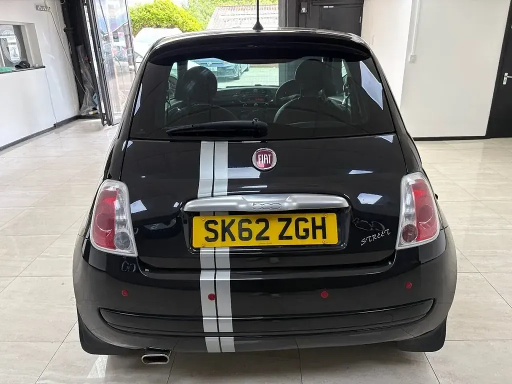 Used Fiat 500 Street 69 HP (50 kW) 2012 Black Hatchback