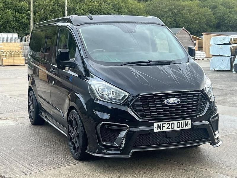 Black Used 2020 Ford Transit Custom Limited Van | £27,600 - Image 1/4