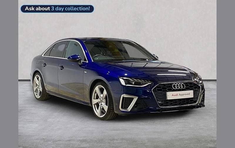 Used Audi A4 S-Line 150 HP (110 kW) 2024 Blue Sedan