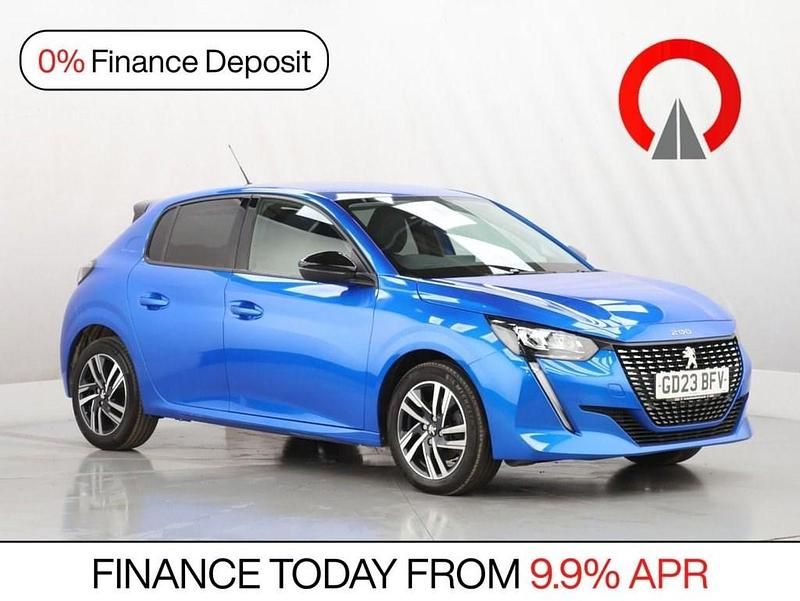 Used Peugeot 208 Allure+ 100 HP (73 kW) 2023 Blue Hatchback