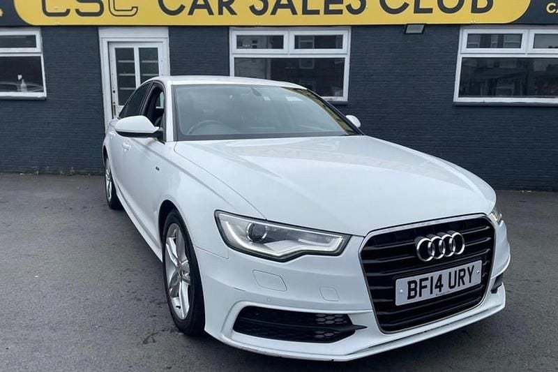 White Used 2014 Audi A6 S-Line Sedan | £5,725 (Good price) - Image 1/1