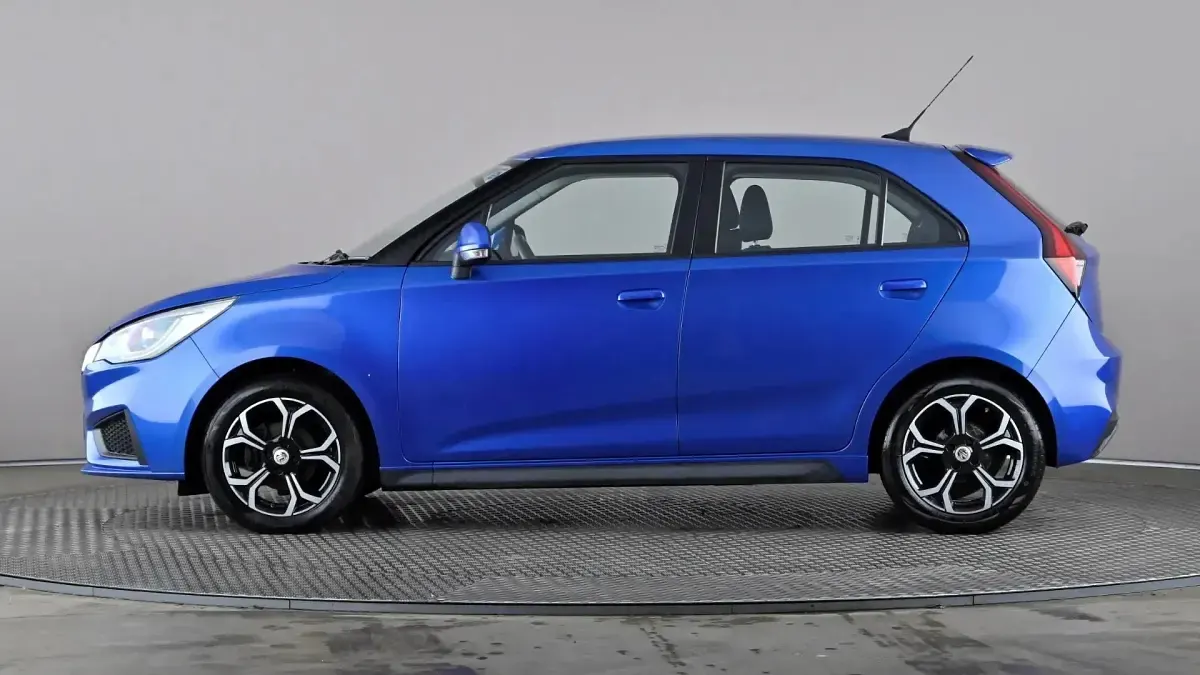 Usado MG MG3 Excite 106 HP (77 kW) 2018 Azul Citadino