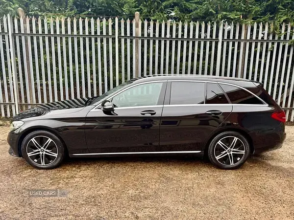 Used Mercedes C200 2019 Black Estate