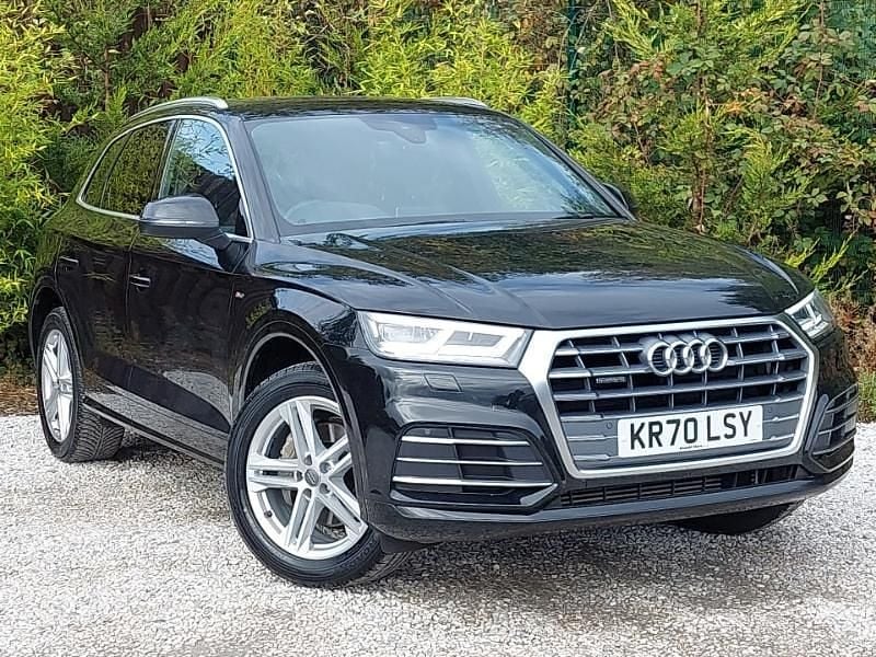 Black Used 2020 Audi Q5 S-Line SUV | £26,498 (Good price) - Image 1/4