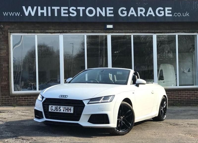 Begagnad Audi TT S-Line 184 HK (135 kW) 2015 Vit Sportkupé