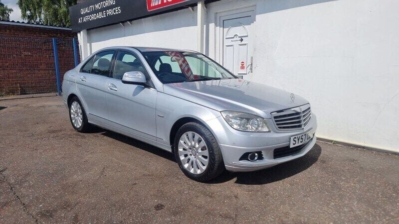 Silver Used 2007 Mercedes C220 Elegance Sedan | £2,795 (Fair price) - Image 1/3