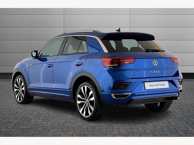 Used VW T-Roc R-line 150 HP (110 kW) 2021 Blue SUV