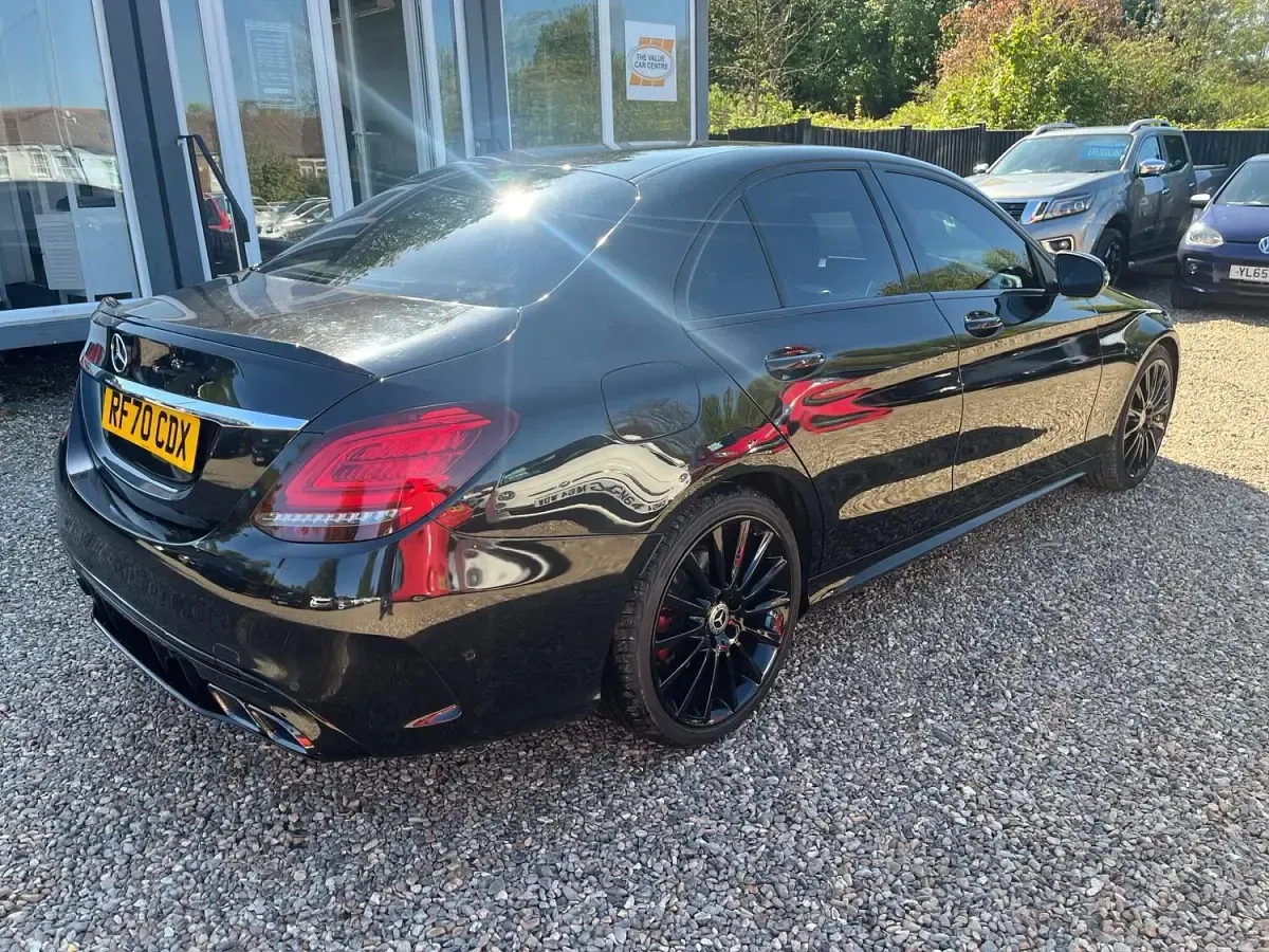 Used Mercedes C220 AMG Line Premium 194 HP (142 kW) 2021 Black Sedan