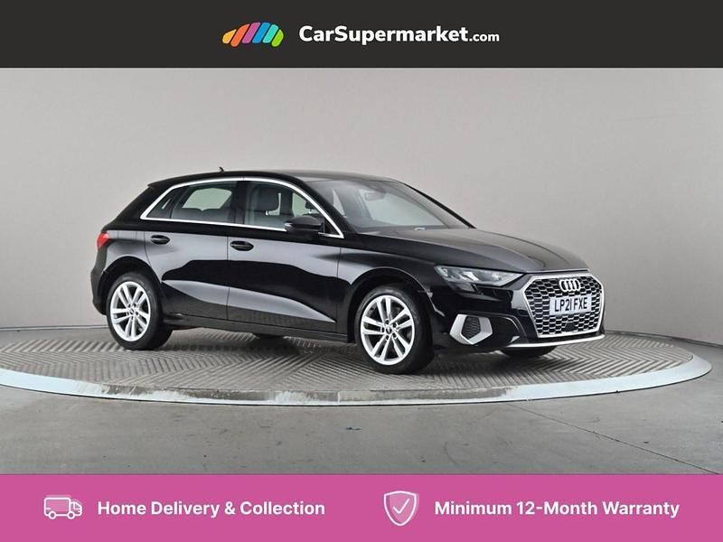 Black Used 2021 Audi A3 Sport Hatchback | £17,197 (Fair price) - Image 1/4