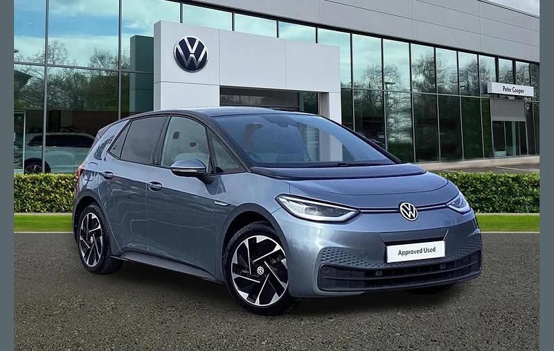 Used VW ID.3 Pro Performance 150 kW (204 HP) 2021 Blue Hatchback