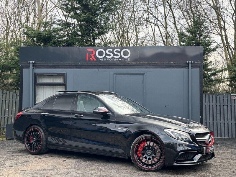 Black Used 2015 Mercedes C63 AMG AMG Sedan | £26,490 - Image 1/3