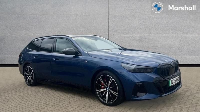Phytonic blue metallic paint Used 2025 BMW i5 M Sport Sedan | £55,739 (Expensive) - Image 1/4