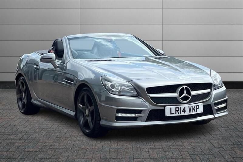 Palladium silver Used 2014 Mercedes SLK250 AMG Cabriolet | £8,490 (Fair price) - Image 1/4