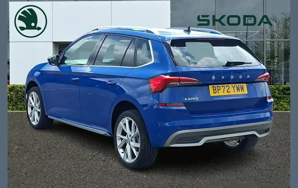 Used Skoda Kamiq SE L Executive 108 HP (79 kW) 2023 Blue SUV