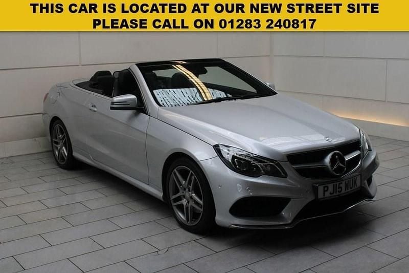 Silver Used 2015 Mercedes E250 AMG line Cabriolet | £11,000 (Good price) - Image 1/3